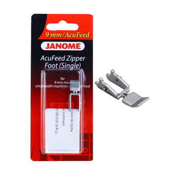 Janome AcuFeed Zipper Foot