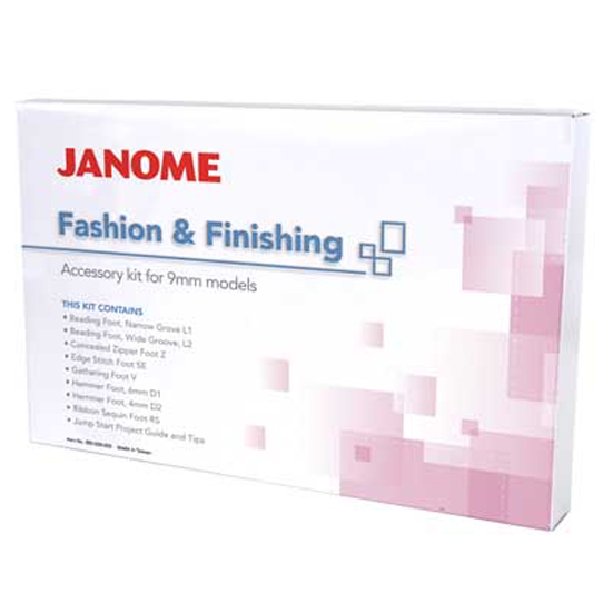 Janome Fashion and Finishing Accessory Kit Janome Accessory Kits
