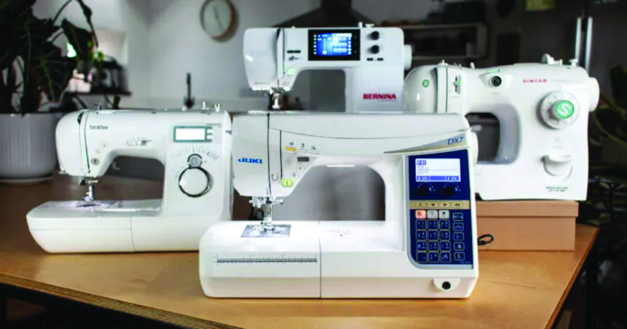Range of sewing machnes